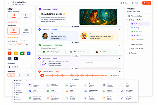 Flow builder